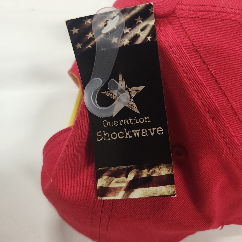 USMC Operation Shockwave red baseball cap new with tags United States Marine C - Picture 3 of 9